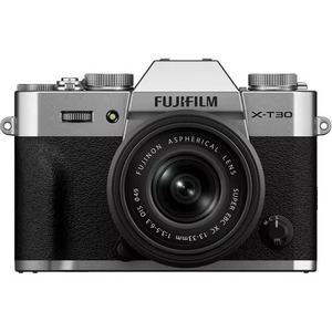 Appareil photo hybride Premium X T30 argenté avec molette de simulation de film réglable, idéal pour les passionnés de photographie - Product Image 4