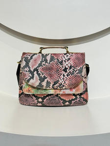 2024 ใหม่แฟชั่นหรูหรารีไซเคิลหนังกระเป๋าถือผู้หญิงออกแบบกระเป๋าแบรนด์ที่มีชื่อเสียงขายร้อนสุภาพสตรีงูพิมพ์Crossbodyกระเป๋า - Product Image 2