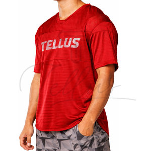 เสื้อฟุตบอลผ้าตาข่ายไล่ระดับสีเสื้อกีฬาเสื้อเจอร์ซีย์ตาข่ายแฟชั่นแบบไล่ระดับสีดีไซน์ใหม่ออกแบบได้ตามต้องการ - Product Image 5