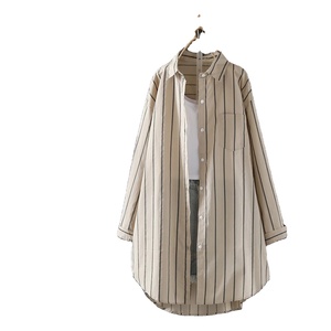 Camiseta sin mangas informal de secado rápido para mujer, 100% de algodón, respetuosa con el medio ambiente, con botones, de manga larga, Primavera/Verano - Product Image 2