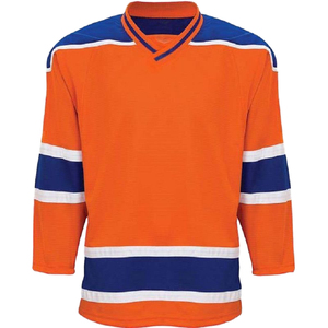 Maillot de hockey sur glace personnalisé en polyester 100 % à séchage rapide pour hommes et femmes, haute qualité, vente en gros, sublimation, pour adultes, vierge et pas cher - Product Image 2