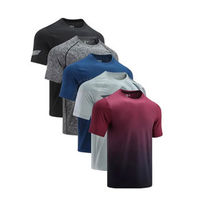 Camisetas Deportivas Ajustadas de Alta Calidad para Hombre, Impresión de Logotipo Personalizado, Camisetas Dry Fit al por Mayor, Ropa Deportiva Personalizada - Product Image 3