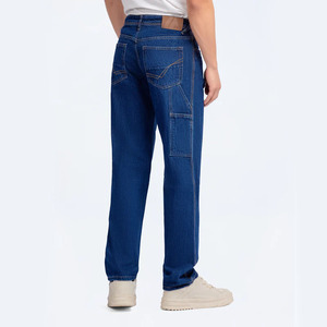 Jeans de travail durables pour hommes, coupe classique délavée foncée ou gris slim, denim confortable coupe régulière pour un usage décontracté, jeans en denim premium pour hommes - Product Image 6