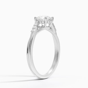 BOJ <b>Ring</b> 040 Round Cut 925 Silver Chemise Hidden Halo <b>Diamond</b> <b>Ring</b> 2ct D Color VVS1 Moissanite GRA Certified Low Price <b>Ring</b> Sale - Product Image 2