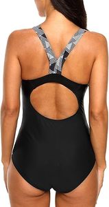 Traje de Baño de Una Pieza de Manga Larga para Mujer, Traje de Baño Deportivo, Resistente al Cloro, Marca Privada OEM - Product Image 4