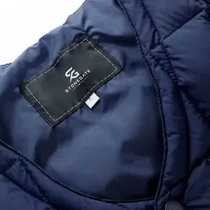 Men's Casual Puffer <b>Waistcoat</b> Autumn Sleeveless Warm Bubble <b>Quilted</b> 100% Polyester Filled Waterproof Breathable Outdoor Outer - Product Image 6