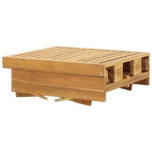 Solido legno di Acacia pieghevole lettino con cuscino di qualità Premium per il relax all'aperto - Product Image 6