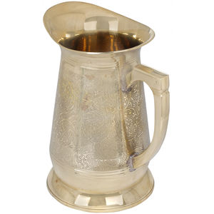 เหยือกน้ำตกแต่งบ้านขนาด7นิ้วทำด้วยมือของตกแต่งบ้านงานฝีมือทำมือจากอินเดีย - Product Image 2