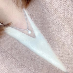 Collar de Perlas de Agua Dulce Naturales Estilo Edison con Cierre Universal, Colgante de Perla Individual de 11-12 mm, Accesorio de Joyería - Product Image 4