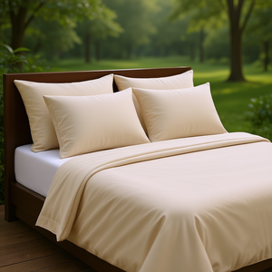 Juego de Sábanas y Fundas de Almohada King Size, 300 Hilos, Lisas, para Hotel u Hogar - Product Image 2