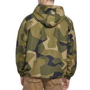 Chaquetas Personalizadas Cortavientos Ligeras con Cierre, Chaqueta Deportiva de Talla Grande para Hombre, Chaquetas con Estampado de Camuflaje - Product Image 6