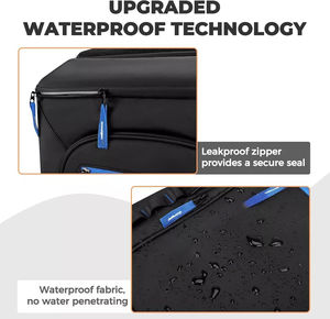 กระเป๋าเป้เก็บความเย็นแบบ TPU  สำหรับใส่กระป๋องได้ 24 หรือ 35 กระป๋อง รักษาอุณหภูมิได้นาน 72 ชั่วโมง กระเป๋าใส่อาหารกลางวันแบบนุ่ม - Product Image 5