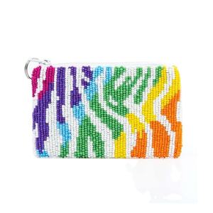 Unique Seed Beads Embroidery Clutch <b>Hand</b> Purce <b>for</b> Women Girls Handcrafted Seed Beaded Clutch <b>Hand</b> <b>Bag</b> <b>for</b> Women Girl Stylish - Product Image 1