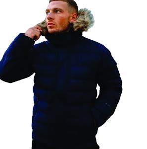 Fournisseur vérifié 100% Doublure en polyester 100% Garniture en acrylique 73% Acrylique 27% Veste Sub Zero en polyester bleu - Product Image 3