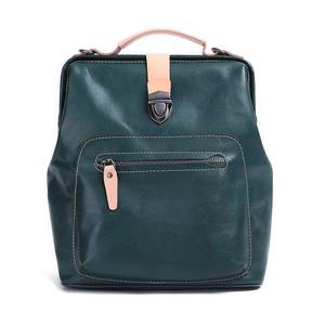 Signature Vintage Leather <b>Backpack</b> Waterproof Anti-Theft Laptop Rucksack Genuine Leather Craft LBP-0390 - Product Image 2