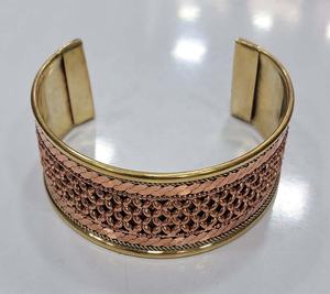 Hot Ladies Fashion Brass <b>Bangles</b> <b>Bracelet</b> Metal Jewelry Supply for Women and Girls for Parties and Gifts GC-BL-403 From India - Product Image 1