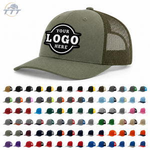 Fabricante de Gorras Trucker en Vietnam, OEM ODM, Gorra Personalizada de 6 Paneles con Malla y Cierre a Presión, Venta al Por Mayor, Logotipo Bordado, Gorra de Poliéster y Algodón para Exteriores - Product Image 1