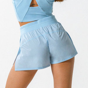 Shorts Deportivos de Verano para Mujer, Cintura Alta Elástica, Ajuste Ceñido, Secado Rápido, Colores Sólidos, Cómodos, Gran Venta - Product Image 6
