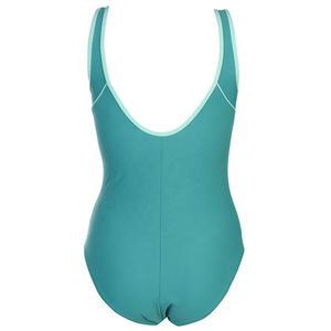 Ensemble de maillot de bain 2 pièces sans bretelles pour femme, longueur genou, en Spandex/Polyester, imprimé sans couture, respirant, anti-UV, personnalisable, haute qualité - Product Image 6