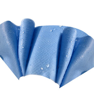 Bata de laboratorio químico desechable, Material de película de pe microporoso, tipo AAMI 5B 6B, aprobado por la CE - Product Image 2