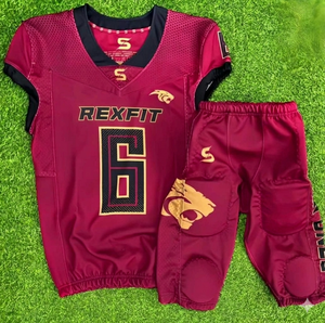 Ensemble d'uniformes de football américain Rexfit Sports Factory Direct, maillots d'équipe personnalisés, prix de gros - Product Image 5