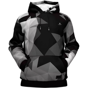 Sweat à capuche sportif pour homme, sublimation, impression personnalisée, tissu polaire 100% polyester, vêtements de sport d'hiver 2026 - Product Image 1