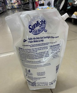 Sunlight Dishwashing Liquid Aloe Vera <b>Scent</b> 3.3 Kg in Bag - Product Image 3