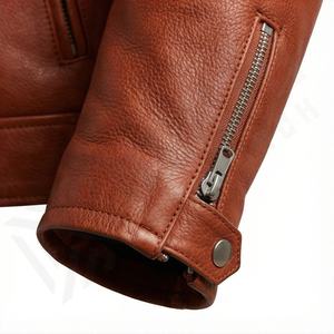 Vêtements pour hommes, design de vêtements de course, vestes de moto à manches longues, équipement de sécurité en cuir de haute qualité, couleur personnalisée - Product Image 6