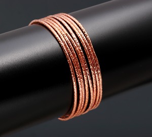Solid Copper <b>Healing</b> Bangles for Arthritis Relief Hammered Texture Copper Adjustable Cuff Bangle Therapy Style Jewelry for Women - Product Image 5