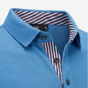 Hot Sale Custom Unisex Cotton Mixed Polyester Plus Size Men's Polo <b>Shirts</b> High Quality Golf Short Sleeve <b>Half</b> <b>Button</b> - Product Image 4