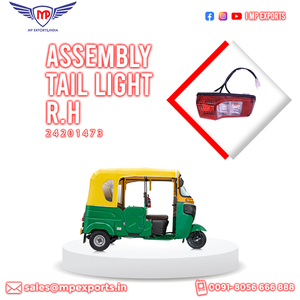 Produit indien de haute qualité : Feu arrière droit ASSLY TAIL LIGHT RH REFL pour tricycle, à vendre - Product Image 2