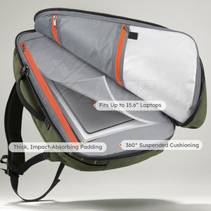 High Quality Polyester Lightweight Convertible Backpack Duffel with Large Capacity Strong Stitching for Sports & Outdoor Travel - Product Image 2