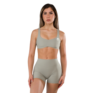 เสื้อชั้นในกีฬาไร้ตะเข็บสำหรับผู้หญิง ดีไซน์สายไขว้ด้านหลัง เหมาะสำหรับโยคะ ฟิตเนส ออกกำลังกาย ยืดหยุ่น กระชับ ใส่สบาย - Product Image 1