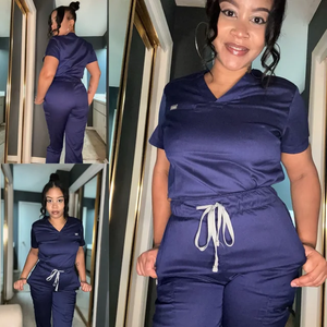 Uniforme Médico Cómodo y Moderno Unisex para Enfermeras, Clínicas, Hospitales, Salones de Belleza, Trabajadores de la Salud, Tejido de Punto - Product Image 5