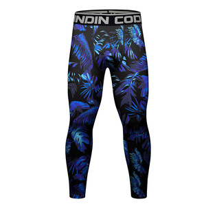 Custom <b>Compression</b> Sportswear Set 3 Piece <b>Men's</b> Rashguard Training Shorts and <b>Tights</b> <b>for</b> MMA Gym Fitness Running - Product Image 4