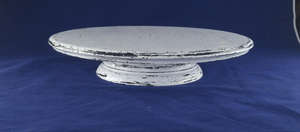 Elegante Soporte para Tartas con Diseño de Corteza, Recubrimiento en Polvo Marrón, Forma Redonda, Perfecto para Bodas, Cumpleaños y Otras Ocasiones - Product Image 4