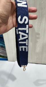 Custom Embroidered <b>Webbing</b> Straps With Team Names And Logos Colorful Fashion Buckle Strap For Bags - Product Image 3