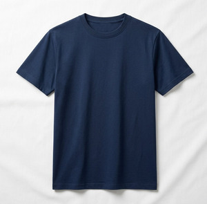 เสื้อยืดคอกลมผู้ชาย ผ้าฝ้ายพรีเมียม 100% แบบเรียบ ไม่มีลาย สกรีนโลโก้ได้ ขายส่งจำนวนมาก ระบายอากาศดี เหมาะสำหรับฤดูร้อน - Product Image 2