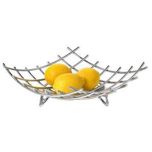 Panier à fruits décoratif en métal fait main pour la décoration de la maison et de la salle à manger, avec une touche artistique et une grande capacité, aux meilleurs prix - Product Image 1