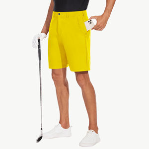 Shorts de golf personnalisés pour hommes, décontractés, extensibles dans 4 directions, à devant plat, légers, pour la gym et l'entraînement, séchage rapide, avec poches - Product Image 4
