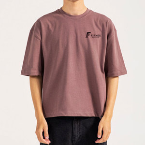T-shirt ample en coton 100% écologique de haute qualité pour homme, idéal pour l'entraînement, fabriqué au Pakistan – Vente chaude, prix abordable, quantité en gros - Product Image 1