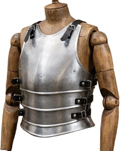 Armadura Medieval de Acero, Correa de Cuero Ajustable, Placa de Armadura de Caballero para Cosplay, Reenactamiento, Disfraz de Halloween - Product Image 1