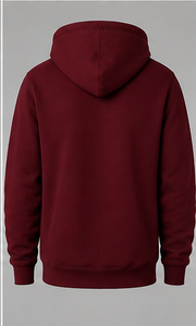 High Quality Men's Premium Pullover <b>Hoodie</b> – <b>Plain</b> Fleece Hooded Sweatshirt with Kangaroo Pocket - Product Image 4
