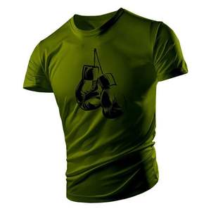 T-shirt de sport pour homme de haute qualité avec design de gants de boxe, logo personnalisé, maillot de sport pour homme - Product Image 6