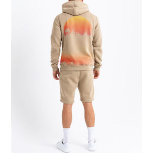 Ensembles d'été personnalisés pour hommes : Sweat à capuche à manches courtes et short, ensemble deux pièces, survêtement de jogging pour hommes - Product Image 2
