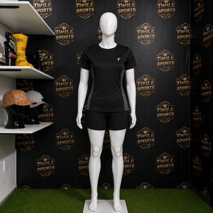 OEM/ODM Factory Wholesale Women's Tight Sports Fitness Yoga Training Running Quick Dry T-shirt Stretch Short Sleeves - Product Image 5