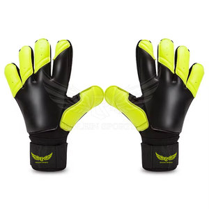 Guantes de Portero Profesionales de Cuero de Alta Calidad con Logotipo Personalizado, Ajustables, Impermeables, Nuevo Estilo, Entrenamiento, en Stock - Product Image 3