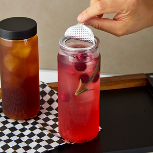 Barattolo in PET da 330ml/500ml con tappo a vite in alluminio, logo personalizzato, design coreano per caffè e bibite - Regali aziendali, uso esterno - Product Image 5