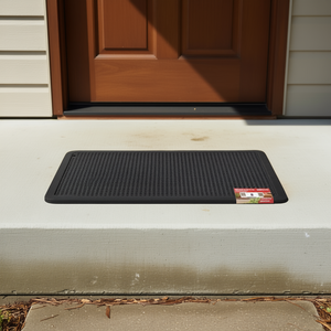 FELPUDO GOMA PICOS Tapete de Goma Liso para Puerta 19313 (40x70) Antideslizante Delgado para Uso Doméstico - Product Image 3
