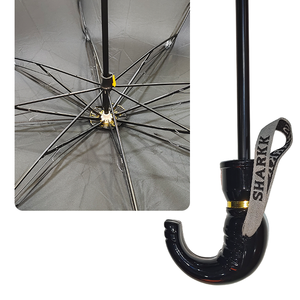 Sharkk DICTATOR 59 2 Fold Heavy Duty Black <b>Umbrella</b> for Men <b>Windproof</b> Travel Rain <b>Umbrella</b> with Strong Alloy Frame - Product Image 3